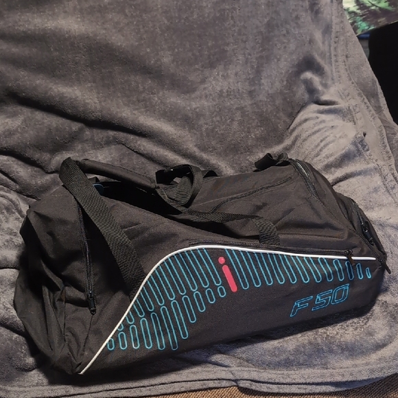 Black Sports Duffel Bag - Picture 1 of 7